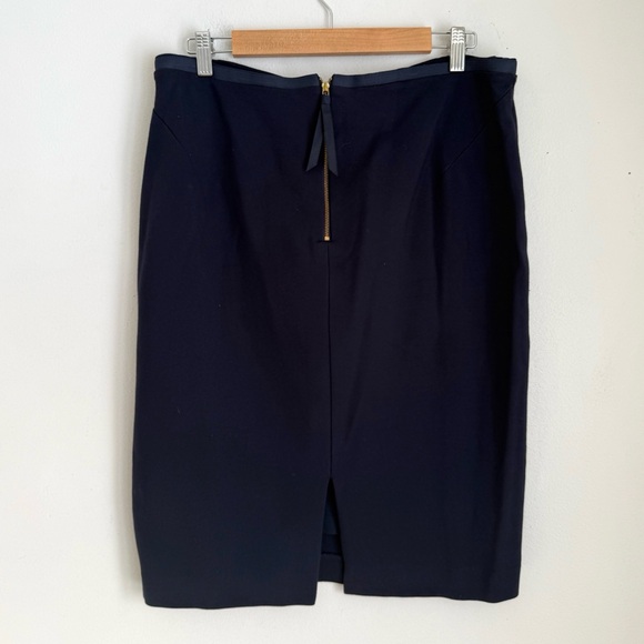 Boden Hampshire Ponte Skirt in Navy Blue - Picture 6 of 8